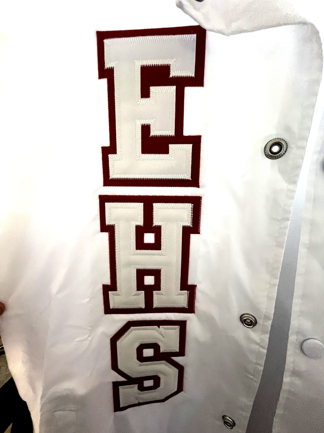 Custom embroidered FLHS letterman jacket